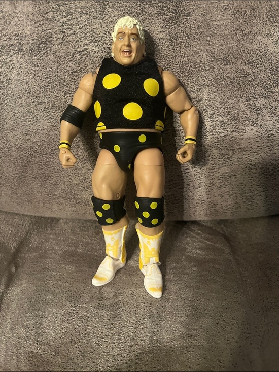 Mattel Other - WEE Elite Legends Dusty Rhodes Action Figure - “The American Dream” Polka Dot